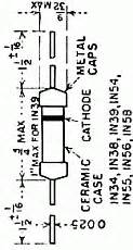 1N34, Tube 1N34; Röhre 1N34 ID8526, Solid-State-Diode | Radiomuseum.org