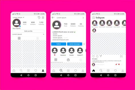 Modelo De Perfil Instagram - Modelo De Perfil Atualizado Do Instagram
