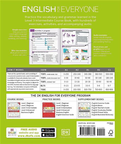 English for Everyone: Level 3: Intermediate, Practice Book: A Complete ...