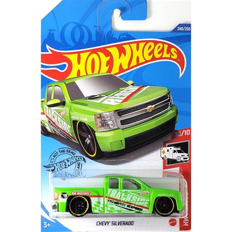 Hot Wheels Chevy Silverado T Hunt Shopee Brasil
