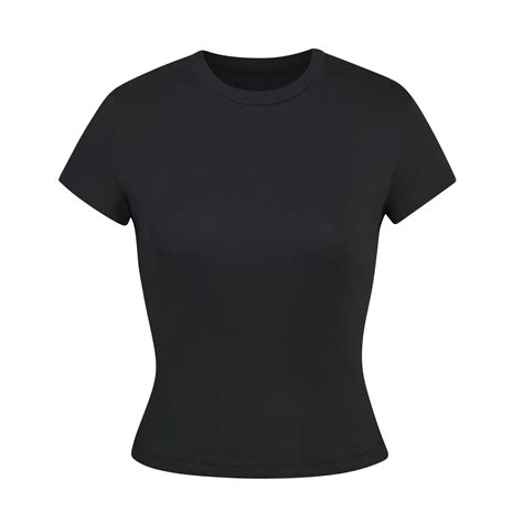 COTTON RIB T-SHIRT | SOOT | Shirts, Basic shirts, Tops