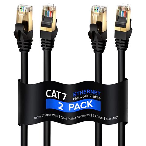 Cat 7 Ethernet Cable 15 Ft High Speed Internet Network