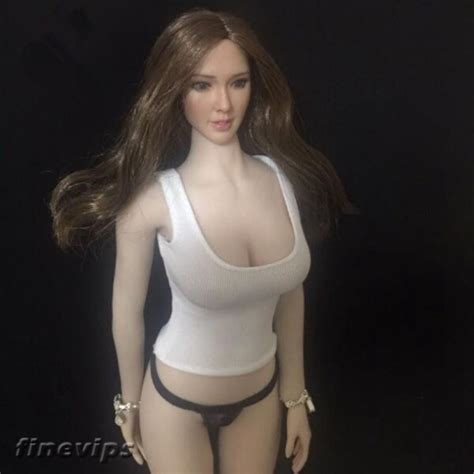 Girl Doll Figure Sleeveless Top Vest For Inch Hot Toys Models Shopee Thailand