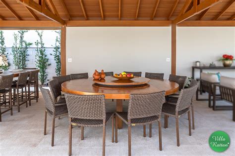 Mesas Para Área Externa - 6 Tipos de mesas perfeitas para sua área externa - Villa Rattan