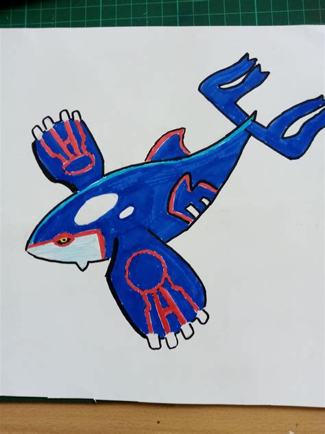 A Drawing I Did Of Kyogre Rmandjtv