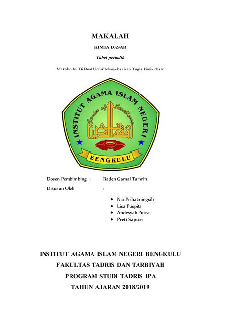 makalah tabel periodik docx