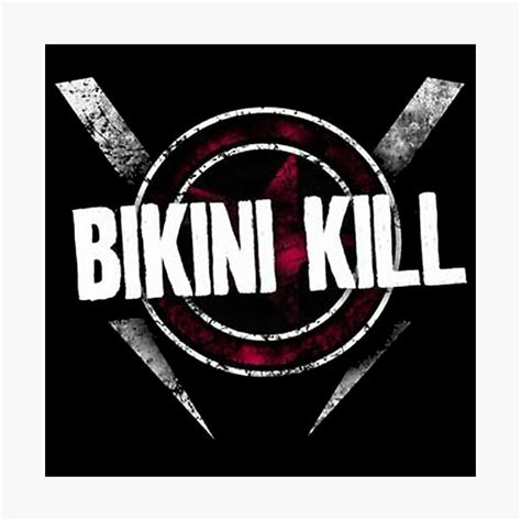 Impression photo bikini tuer punk rock musique bikini tuer vêtements