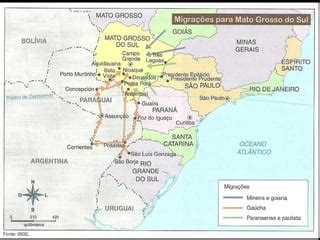Mato Grosso Do Sul História - História do Mato Grosso do Sul Movimentos de emancipação. Prof. Marco ...