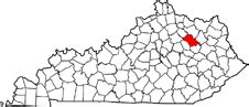 Bath County KY Map Records