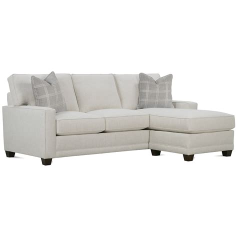 Rowe My Style I Customizable Sectional Sofa Chaise With Track Arms