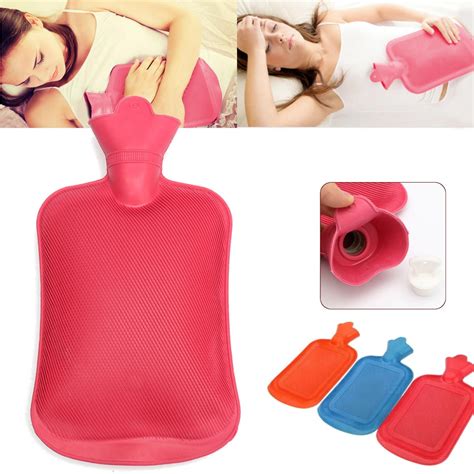 Hot Water Bag Natural Rubber Durable Hot Water Bag For Hot Compress And Heat Therapy Pain
