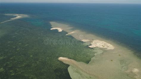 Sandy Island In The Seaphilippines Stock Image Image Of Shore