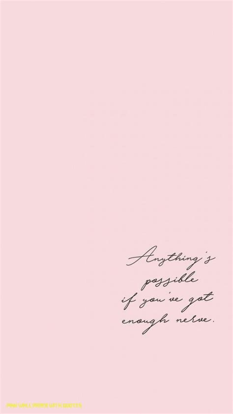 Aesthetic Quotes Pink Wallpapers - Wallpaper Cave