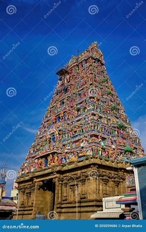 Chennai India October 27 2018 Exterior Of Arulmigu Kapaleeswarar