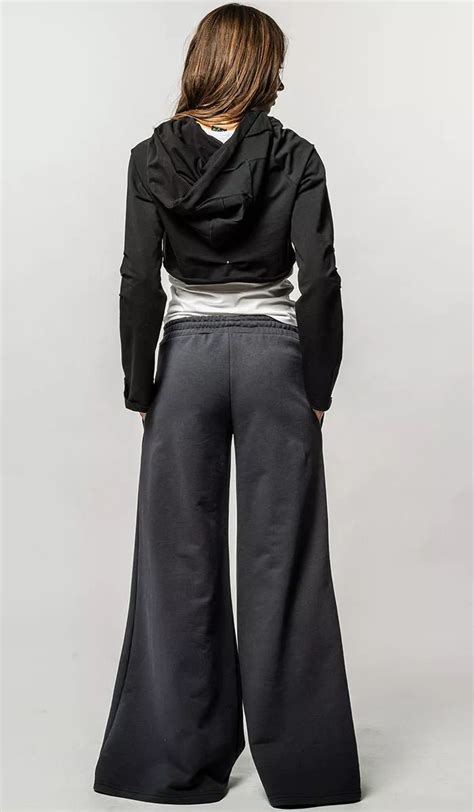 Теплые женские штаны серого цвета «Курхах»