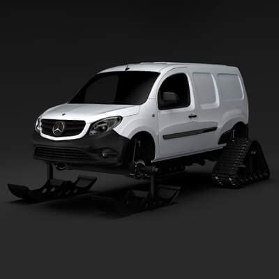 Mercedes Benz Citan Van Ski 2018 3D Model By Creator 3D