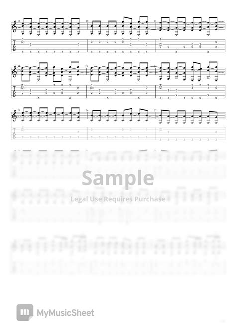 Lovejoy Sex Sells Fingerstyle Guitar Tab 단선 악보 By Sapphire Moon