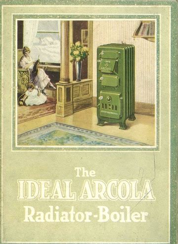 Ideal Arcola Hot Water Heating Boiler For Cellarless Small Houses American Radiator Co