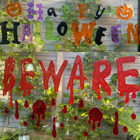 Halloween Window Decals