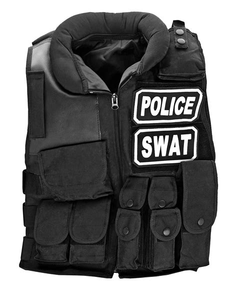 Police SWAT Tactical Vest - Black