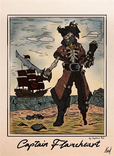 Captain Red On Twitter I Saw Some Old Illustrations Of Famous Pirates