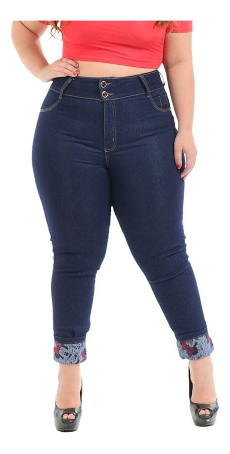 Kit Calcas Feminino Skinny Jeans Hot Pants Plus Size Lycra Frete Gr Tis