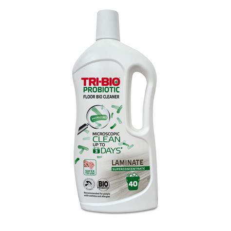 TRI-BIO Пробиотичен еко почистващ препарат за ламиниран под, 840 мл.,