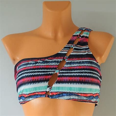 Jessica Simpson Swim Jessica Simpson One Shoulder Bikini Top Nwt Poshmark