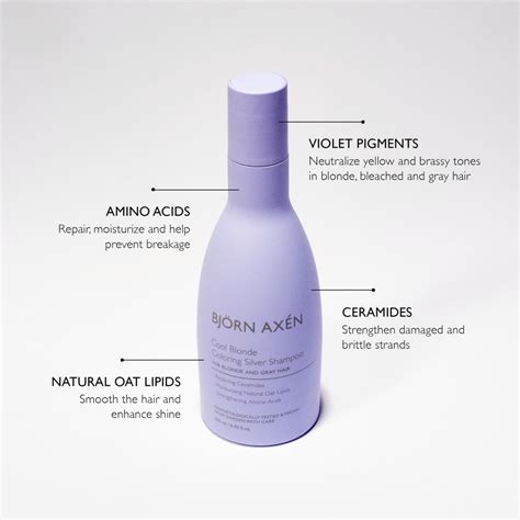Björn Axén Cool Blonde Coloring Silver Shampoo ml haar shop ch