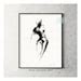Set Of 3 Abstract Art Nude Charcoal Drawing Minimalist Sketch Wall Art Female Figure Art Prints