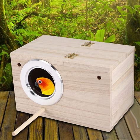 Buy Parrot Breeding Nest Box Cockatiel Breeding Cage Bird Cage Box Warm