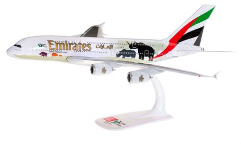 Herpa 612180 Airbus A380 Emirates United For Wildlife Wings