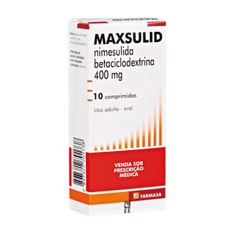 Maxsulid É O Mesmo Que Nimesulida
