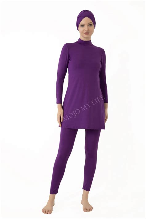 Mojomylife Mor Tesettür Mayo Toptan Bikini Mayo