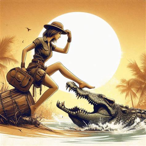 Safari Girl Crocodile Vore By Siiencer90 On Deviantart