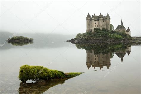 Chateau De Val In A Foggy Morning Stock Photo By Hzparisien Gmail