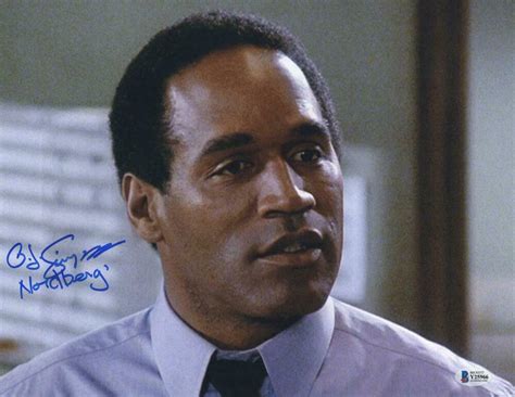 OJ SIMPSON SIGNED 11X14 PHOTO NAKED GUN AUTHENTIC AUTOGRAPH BECKETT COA E Collectible
