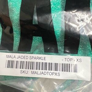 Triangl Swimwear Swim New Triangl Swimwear Mala Jaded Sparkle Bikini Swim Top Poshmark