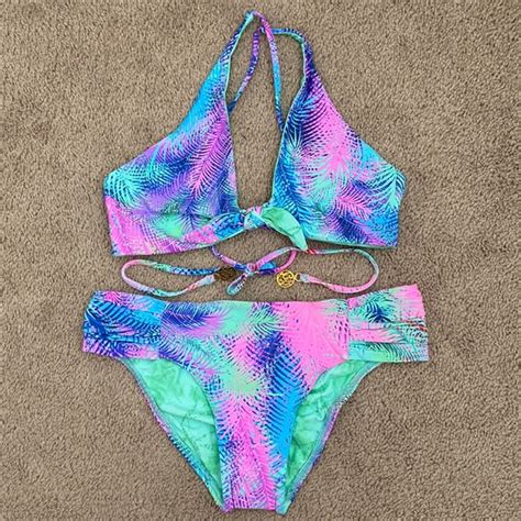 Luli Fama Swim Luli Fama Palmares Bikini Top And Bottom Swimsuit