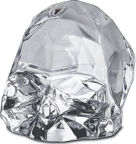 Figurka Dekoracyjna Memento Mori Czaszka M Transparentna Nude