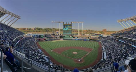 Kauffman Stadium, 5/4, Royals vs Tigers. I was very impressed by how