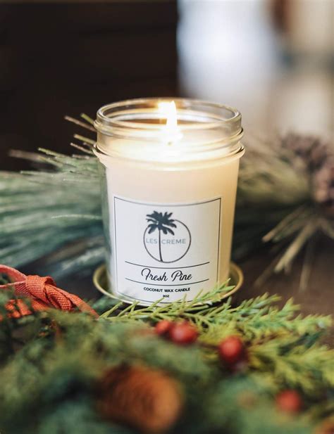 Fresh Pine Candle Fresh Pine Scented Soy Candle Fresh Pine - Etsy