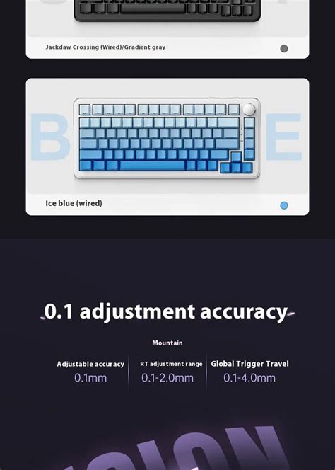 Ajazz Ak Max Magnetic Axis Keyboard Mechanical Keyboard Gasket Structure Full Key Hot