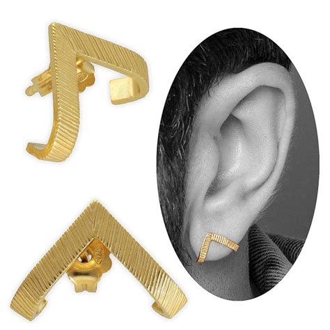 Handmade Stud Earrings Sterling Silver Mens Earring Studs Unusual