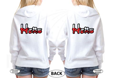 Lgbt Lesbian Matching Shirts Disney D Hers And Hers Kissing Minnie Mouse Married With Mickey