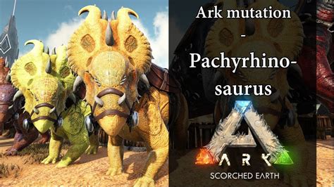 Ark Mutation Pachyrhinosaurus Youtube