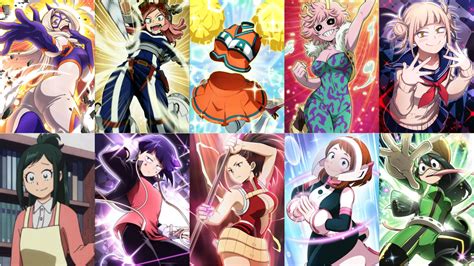 Top 10 My Hero Academia Best Girls By Herocollector16 On Deviantart