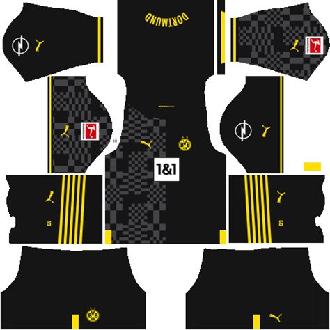 Dls Kits Do Borussia Dortmund Dream League Soccer Uniformes Logos