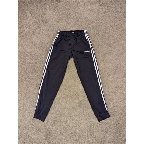 adidas Mens Pants Medium Black Jogger Sweatpants... - Depop