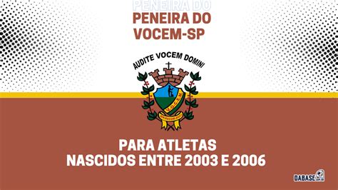 Vocem Sp Realizar Peneira Para A Categoria Sub Dabase Br